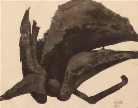 Piero Bolla, Forma, 1960, china su carta