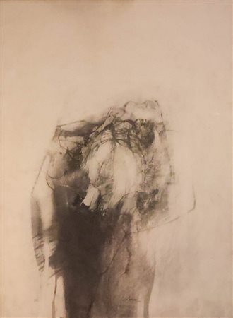 Sergio Saroni, Forma, 1962; china e acquerello su carta