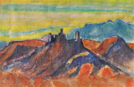 Fred Hochschwarzer (Schwaz 1914 - Jenbach 1990) Castel Firmiano presso...