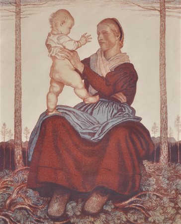 Ferdinand Andri (Waidhofen an der Ybbs 1871 - 1956 Wien/Vienna) Madre con...