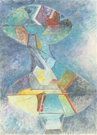 Kien (Josef Kienlechner) (Dessau 1903 - Bracciano 1985) Donna, 1958;Tecnica...