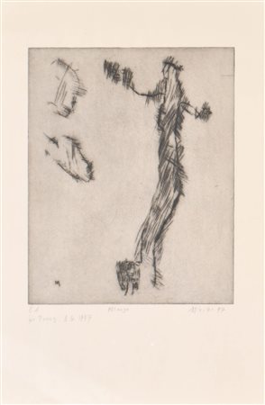 Max Weiler Pianta, 1997;Acquaforte, 30,5 x 24,5 cm (lastra) 52,5 x 36,2 cm...