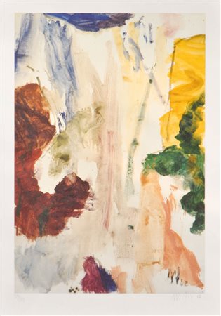 Max Weiler Natura, 1962/1993;Stampa offset, 68,5 x 48,5 cm (foglio), in...