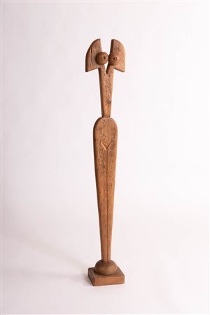 Adolf Vallazza (St. Ulrich in Gröden/Ortisei 1924) Nudo femminile;Legno, h....