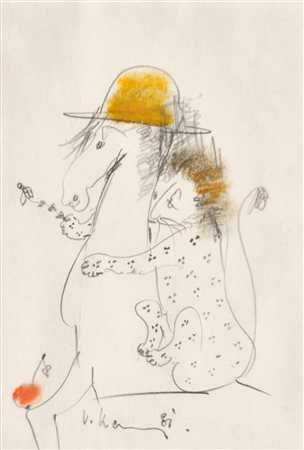 Vladislav Kavan (Baska, Tschechoslowakei / 1924 -Bozen 2003) Cavallo e leone,...