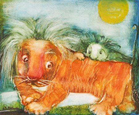 Vladislav Kavan (Baska, Tschechoslowakei / 1924 -Bozen 2003) Leone e...