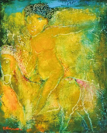 Vladislav Kavan (Baska, Tschechoslowakei / 1924 -Bozen 2003) Nudo su...