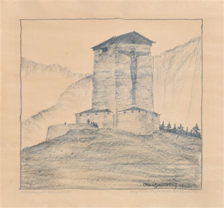 Clemens Holzmeister (Fulpmes, Stubital 1885 - Hallein 1983) Cappella...