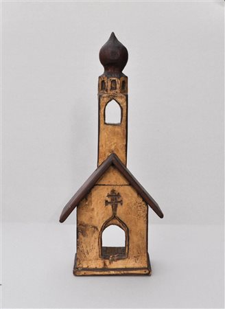 Anonym/Anonimo Chiesetta barocca custode del sale, Tirolo, primo XIX...