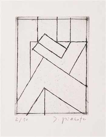 Josef Pillhofer Senza titolo;Acquaforte, 16,5 x 12,5 cmFirma e numerazione...