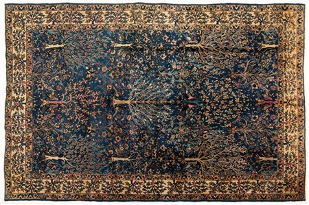 Anonym/Anonimo Tappeto persiano con alberi della vita stilizzati.;285 x 195...