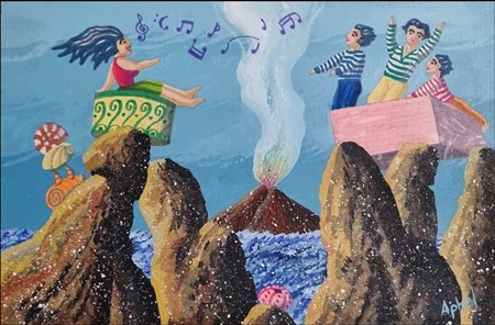 APHEL FABIO Cavalese (TN) 1957 "La Daniela tentatrice"