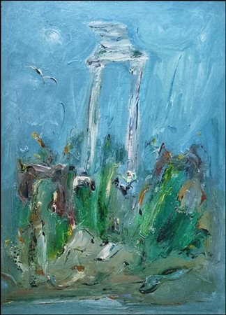 STRADONE GIOVANNI Nola 1911 - Roma 1981 "Foro romano"