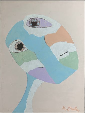 STULA ARMANDO Sogliano al Rubicone 1942 "Ritratto a Maria Sole"