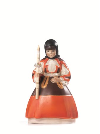 Sandro Vacchetti(Carrù 1889 - 1976)DONNA SARDAProduzione: Lenci, 1935scultura...