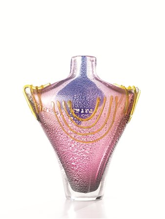 VASOProduzione: Toso, Muranovetro massicicio con inclusioni in pulviscolo...