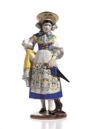 Abele Jacopi(Pietrasanta 1882-1957)FIGURA FEMMINILE IN COSTUMEProduzione:...