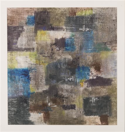 Luciano Gaspari(Venezia 1913 - 2007)DISEGNO PER TESSUTOtecnica mista su...