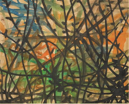 Vittorio Tavernari(Milano 1919 - Varese 1987)DISEGNO PER TESSUTO"COMPOSIZIONE...