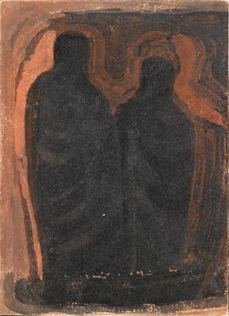 Mario Sironi(Sassari 1885 - Milano 1961)COMPOSIZIONEtempera su carta...