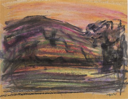 Piero Maggioni(Monticello Brianza 1931 - Viganò 1995)COMPOSIZIONEpastello su...