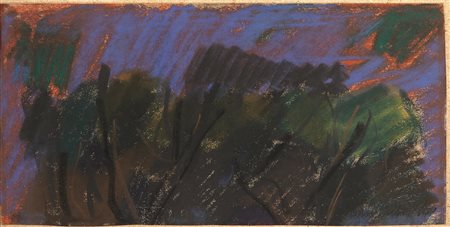 Ennio Morlotti(Lecco 1910 - Milano 1992)ULIVI A BORDIGHERApastello su carta...