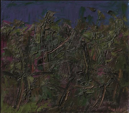 Ennio Morltotti(Lecco 1910 - Milano 1992)PAESAGGIOolio su tela, cm...