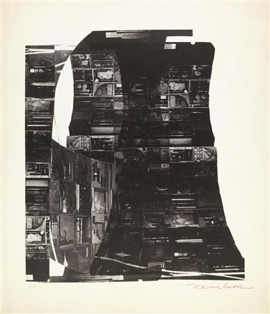 Louise Nevelson(Perislav 1899 - New York 1988)SENZA TITOLOstampa offset, cm...