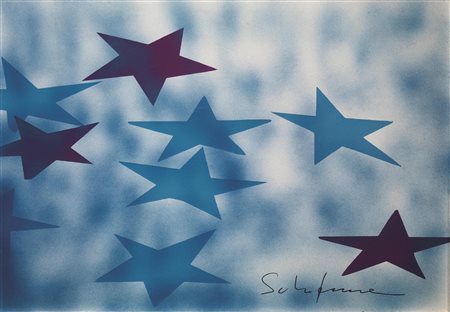 Mario Schifano(Homs 1934 - Roma 1998)SENZA TITOLOsmalto spray su tela, cm...