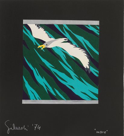 Piero Gilardi(Torino 1942)BOZZETTIotto collage di carte applicate su...