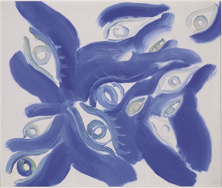 Virgilio Guidi(Roma 1891 - Venezia 1984)OCCHI NELLO SPAZIOolio su tela, cm...