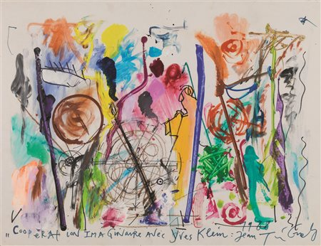 Jean Tinguely(Friburgo 1925 - Berna 1991)COOPÉRATION IMAGINAIRE AVEC YVES...