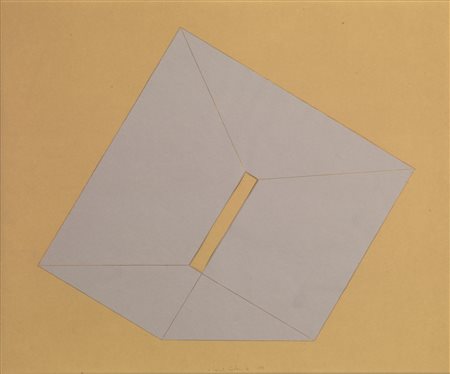 Gianni Colombo(Milano 1937 - Melzo 1993)COMPOSIZIONE GEOMETRICAmetal felt-tip...