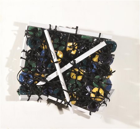 Marino Ficola(Deruta 1969)ARCHITETTURAassemblaggio polimaterico su legno...