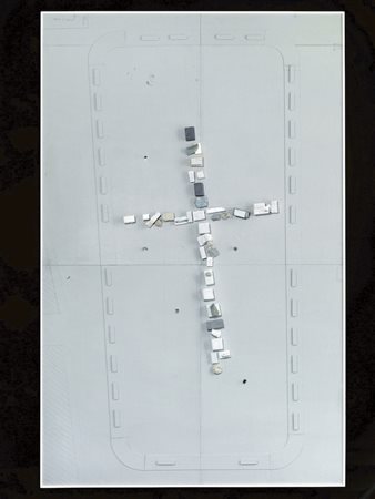 Mimmo Paladino(Paduli 1948)PROGETTO PER ISTALLAZIONE IN PIAZZA SANTA CROCE,...