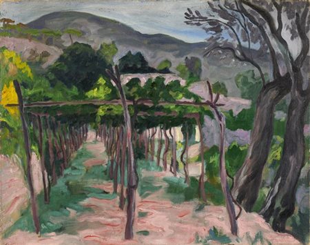 Carlo Levi "Paesaggio con alberi" 1938
olio su tela
cm 73x92
Firmato in basso a