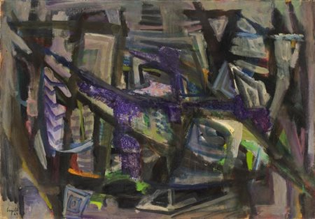 Aldo Bergolli "Senza titolo" 1953
olio su tela
cm 69,8x99,5
Firmato e datato 53