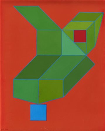 Achille Perilli "Eccolo!" 2006
acrilico su tela
cm 81x65
Firmato e datato 2006 i