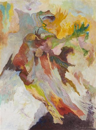 BERNARD SCHULTZE "Madame in Aufwind" 1997
olio su tela
cm 129x96,5
Firmato e dat