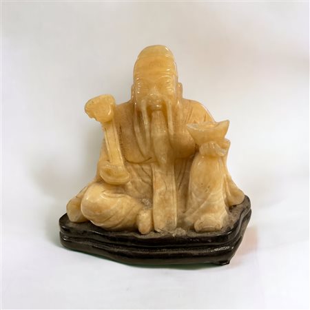  
Divinità orientale Cina, XX secolo
onice 20 x 20 cm