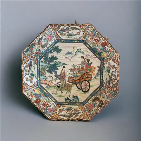  
Piatto Cina, seconda metà XX secolo
 43 cm (diametro)