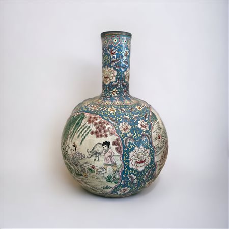  
Vaso globulare Cina, seconda metà XX secolo
 48 x 36 cm