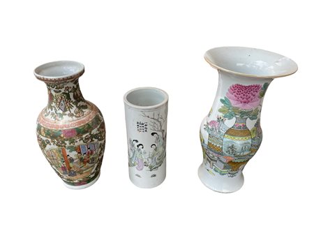  
Tre vasi cinesi XX secolo
 