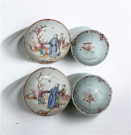  
Coppia di tazze a campana Cina, fine XVIII - inizi XIX secolo
 