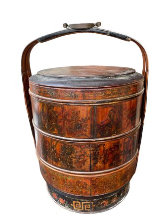  
Porta vivande Manifattura orientale - XX secolo
 65 x 44 cm