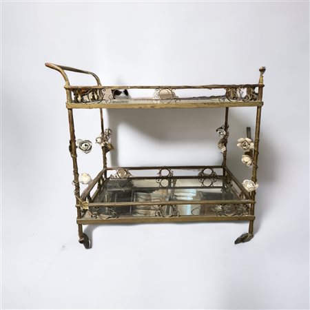  
Carrello portavivande metà del XX secolo
 cm 85 x 91 x 50