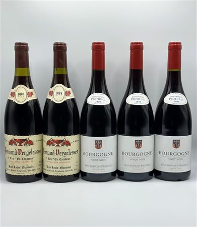 
C Louis Jadot Pernand-Vergelesses Louis Clament - Jean-Francois Protheau, Bourgogne Pinot Noir Les Pasquiers 1995
Francia-Bourgogne 0,75