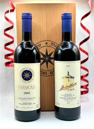  
Tenuta San Guido, Sassicaia e Guidalberto 2002
Italia-Toscana 0,75