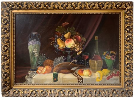 Natura morta di frutta e cacciagione, Primi 20° secolo