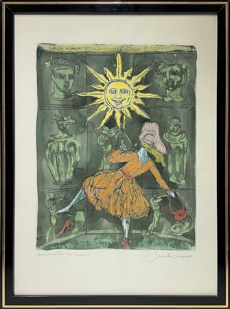 Antonio Santacroce (Rosolini 1945)  - Donna con sole